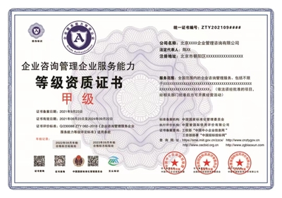 企業(yè)咨詢管理企業(yè)資質(zhì)證書申報時間